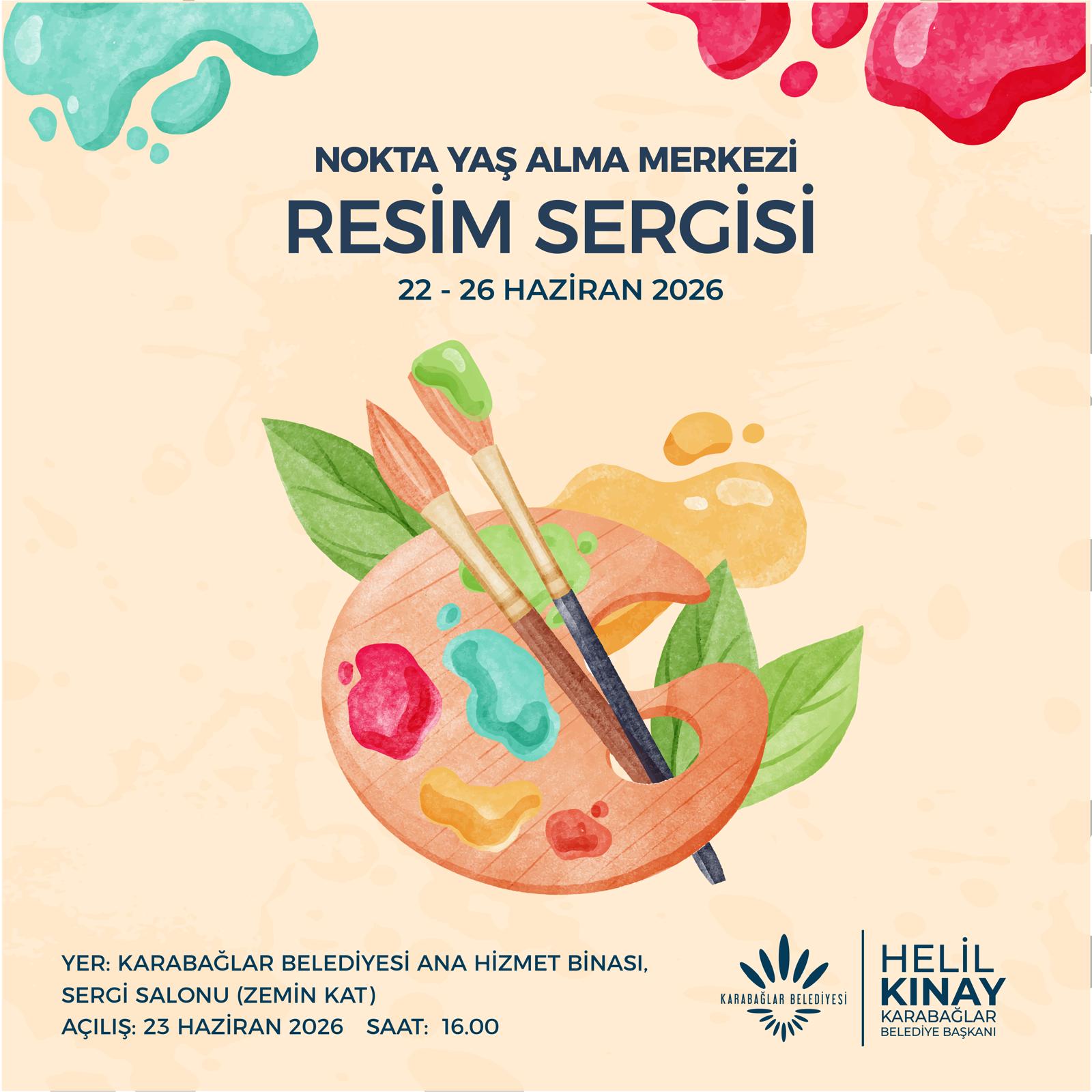 Nokta Yaş Alma Merkezi Resim Sergisi